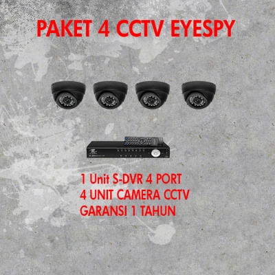 Paket 4 CCTV Eyespy Garansi