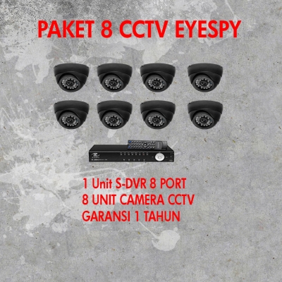 Paket 8 CCTV Eyespy