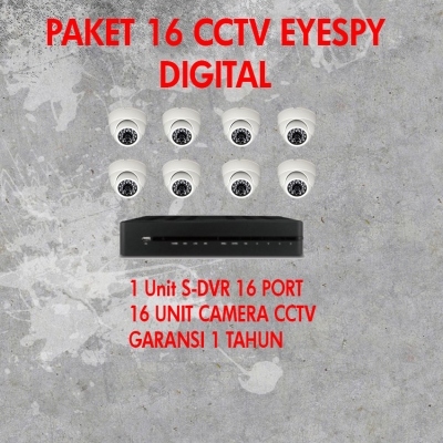 Paket 16 Cctv Eyespy